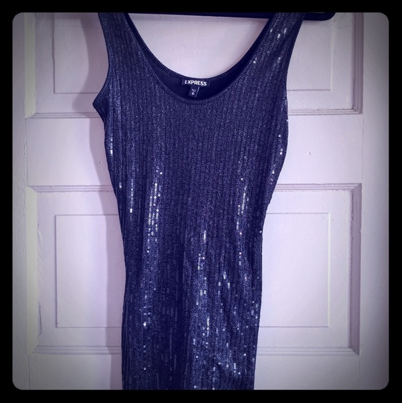 Express Sequin Tank - Picture 1 of 4